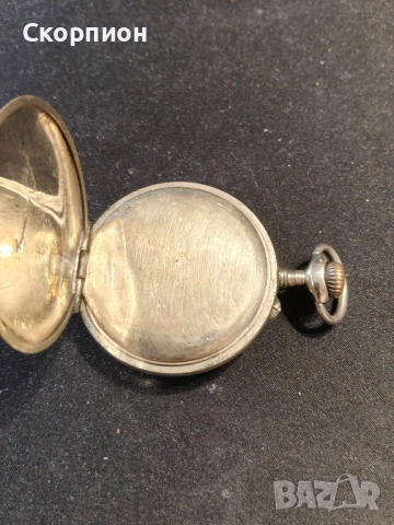 Швейцарски джобен часовник - Argentan -  Цилиндър - РЯДЪК, снимка 4 - Джобни - 47006822