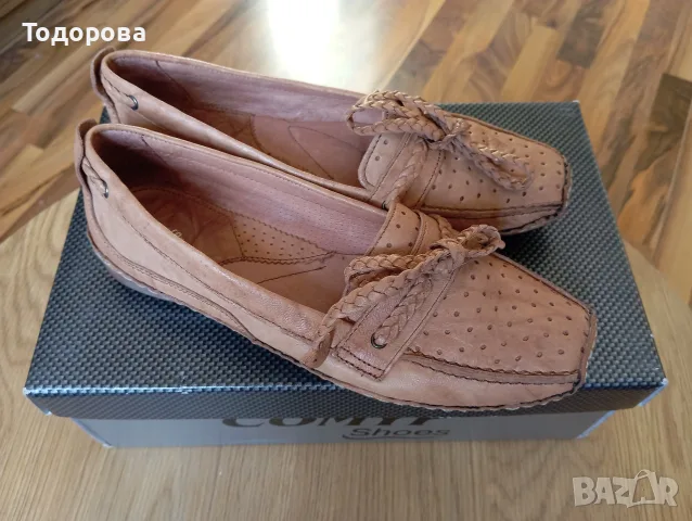 дамски ръчно изработени кожени обувки 