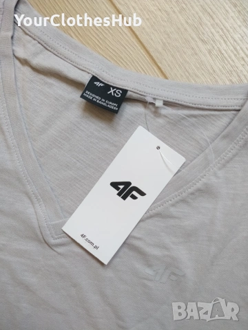 НОВА 4F XS size Дамска тениска 100% памук, снимка 4 - Тениски - 54961436
