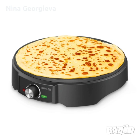 Уред с незалепващо покритие за приготвяне на палачинки, 1200W, снимка 2 - Други - 54883527