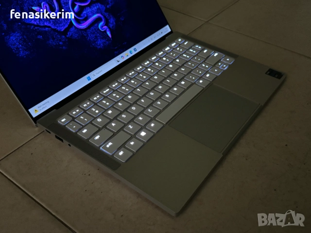 13.4' UHD+ Touch Core i7-1165G7 Razer Book 13 16GB LPDDR4X/512GB NVMe/Подсветкa/Win 11/Бат 6ч, снимка 6 - Лаптопи за работа - 54781581
