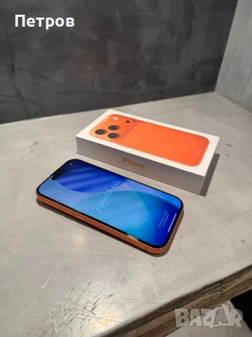 КАТО НОВ Iphone 17 Pro Orange 256 GB, 100% battery, снимка 8 - Apple iPhone - 54934575