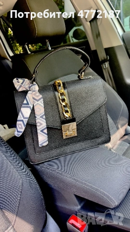 Черна чанта Gucci