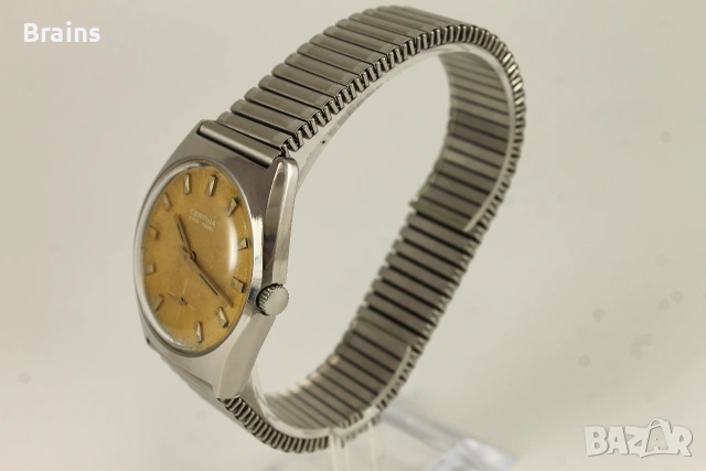 1950's CERTINA Kurth Freres Стоманен Швейцарски Часовник, снимка 5 - Мъжки - 54995857