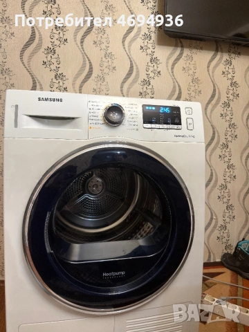Samsung сушилня OptimalDry 8 кг използвана, снимка 6 - Сушилни - 54191298