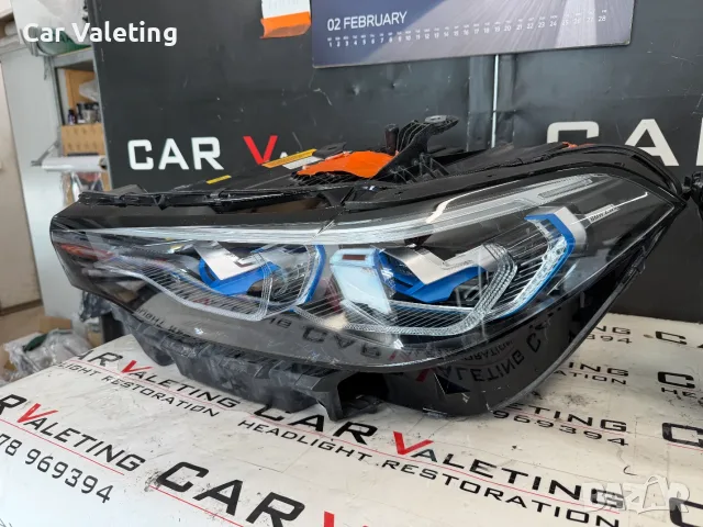 Фар фарове LASER USA ляв и десен BMW X7 G07 Laser far farove БМВ Х7 Г07 Лазер, снимка 4 - Части - 55321771