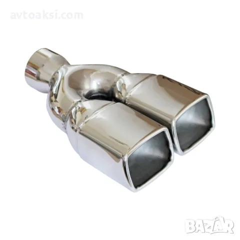 Накрайник ауспух двоен -H3014, снимка 2 - Аксесоари и консумативи - 55458415