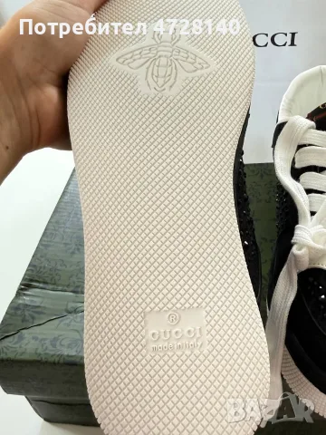 Дамски маратонки Gucci размер 39 , снимка 8 - Маратонки - 55601882