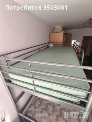 Високо легло Икеа, снимка 5 - Спални и легла - 54511393