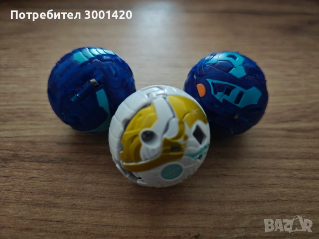 Бакуган топчета - Spin Master Bakugan 3 бр