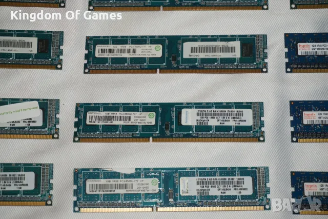 Лот от 28 броя RAM ПАМЕТ DDR2 512MB/DDR3 2GB/1GB Тествана и Работеща за Настолен Компютър, снимка 8 - RAM памет - 55501350