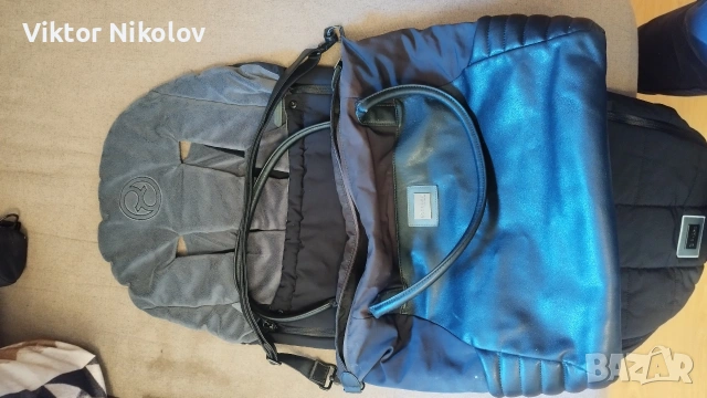 Комплект Cybex Priam 4 летен, зимен кош + Cybex зимен чувал + Cybex чанта + Cybex дъждобран Пловдив, снимка 8 - Детски колички - 54032762