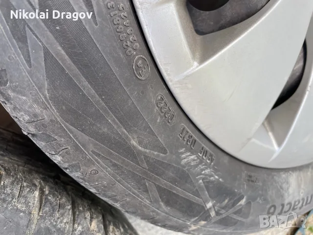 16” гуми с джанти Мерцедес 5х112 с датчици за налягане на въздуха, снимка 5 - Гуми и джанти - 55539910