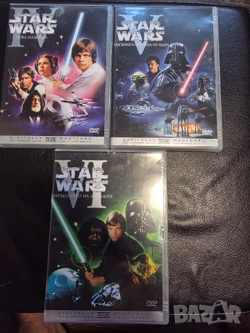 Продавам Star Wars на DVD 3,4,5,6, снимка 4 - DVD филми - 54664997