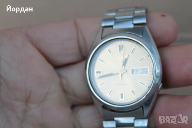 Мъжки автоматичен Японски часовник ''Seiko 5'' , снимка 3 - Мъжки - 53999564