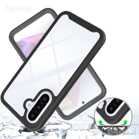 TECH-PROTECT DEFENSE GALAXY A36 / A56 / A37 5G BLACK, снимка 3 - Калъфи, кейсове - 54887401
