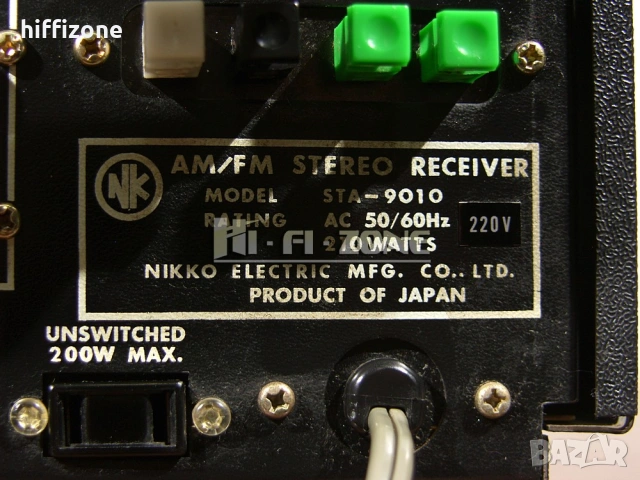 Ресивър   Nikko sta-9010, снимка 11 - Ресийвъри, усилватели, смесителни пултове - 54711696