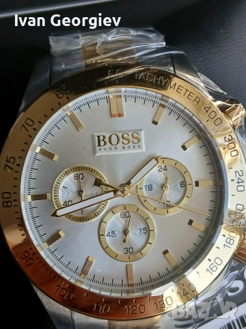 Нов часовник HUGO BOSS ICON 1512960 Chronograph , снимка 2 - Мъжки - 54664693