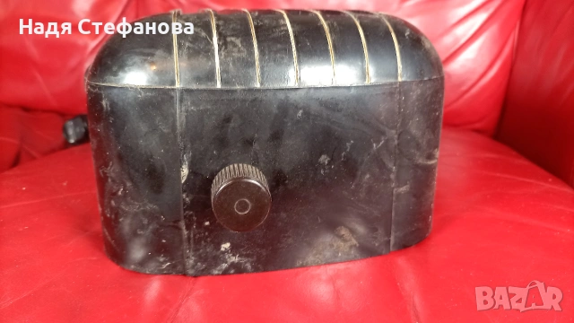 Стара бакелитова радио точка, напълно здрава, снимка 5 - Антикварни и старинни предмети - 55221714