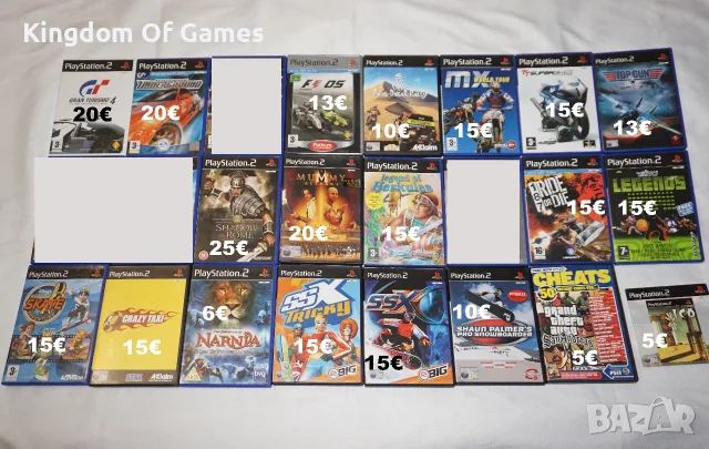 Игри за PS2 NFS Underground/MX World Tour/Paris Dakar/Gran Turismo 4/Shadow Of Rome/F1 05