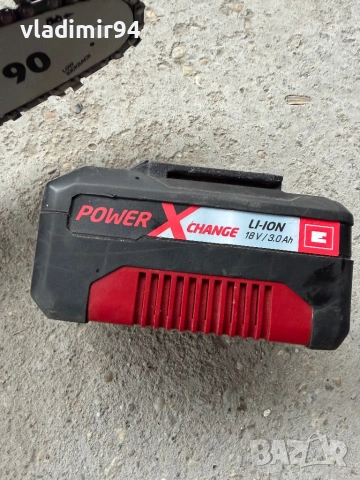 Einhell GE-LC 18/25 акумулаторна резачка, снимка 7 - Моторни триони/резачки - 54363499