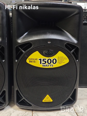 активни професионални стерео тонколони 15 инча BEHRINGER EUROLIVE B615D, снимка 3 - Тонколони - 54678896