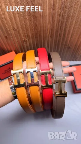 Hermes ⚜️ Естествена Кожа ⚜️ Дамски Колани , снимка 2 - Колани - 55404129