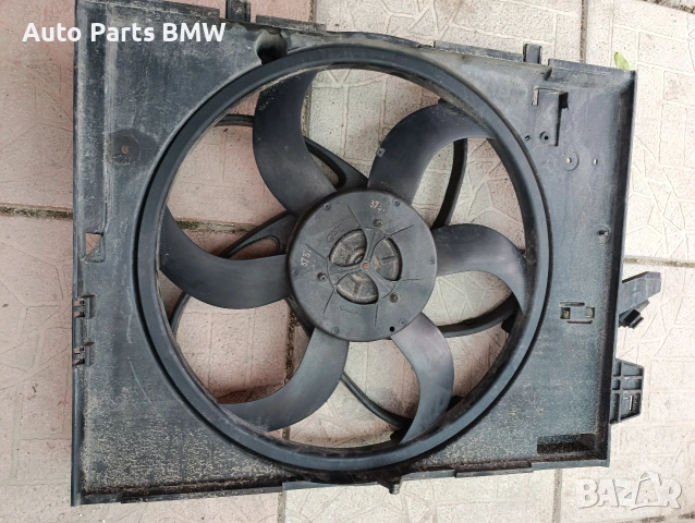 Перка климатик BMW E60 E61 E63 E64 БМВ 523i 525i 530i 630i Вентилатор радиатор Климатична перка, снимка 2 - Части - 54479535