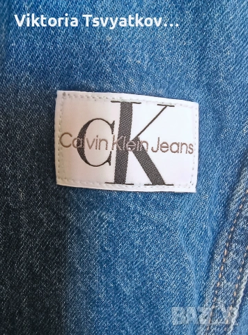 Дънкова рокля Calvin Klein Jeans J20J223431 – Размер S – Отлично състояние, снимка 8 - Рокли - 55280634