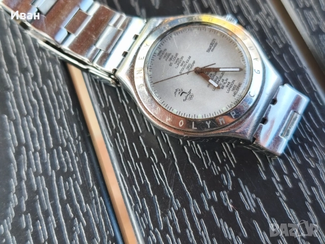 Кварцов часовник Swatch Irony Big, наречено „Swagmen White“, снимка 7 - Мъжки - 54821323