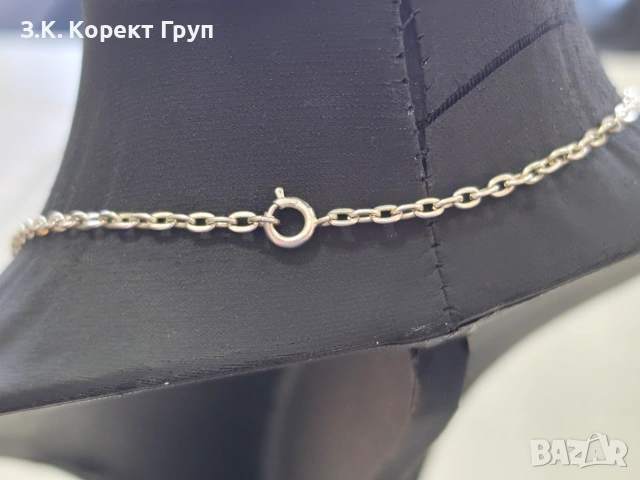 Сребърен синджир 8,45 гр., снимка 3 - Колиета, медальони, синджири - 55076116