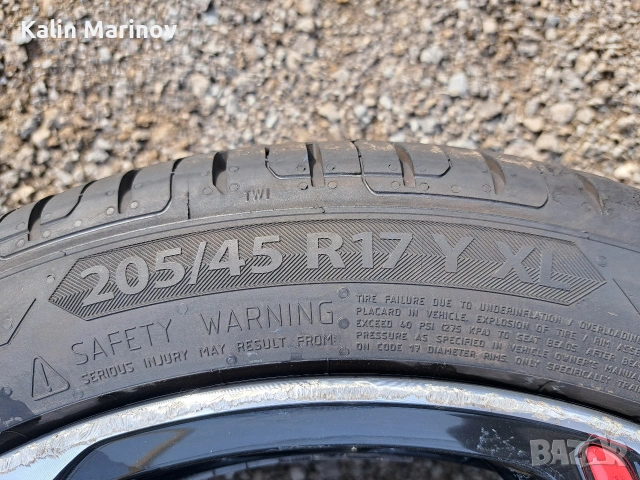 летни гуми 205 45 17, снимка 5 - Гуми и джанти - 54212863