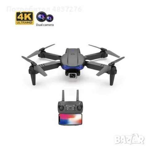 Дрон с 2 камери, снимка 2 - Дронове и аксесоари - 55414024