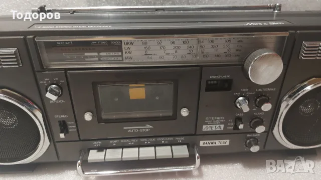 Заявен.Sanwa 7096 Stereo Radio Cassette Recorder , снимка 5 - Радиокасетофони, транзистори - 55419797