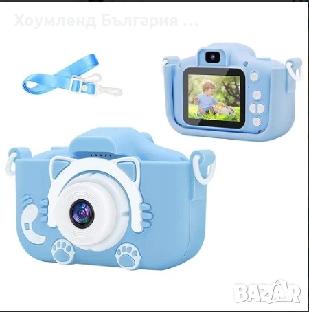 Дигитален детски апарат 20MP за 8500 снимки s калъф коте, снимка 2 - Образователни игри - 54453184