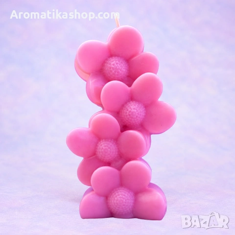 Blossom Glow – 60 грама | Ръчно изработена соева свещ, снимка 2 - Декорация за дома - 54614145