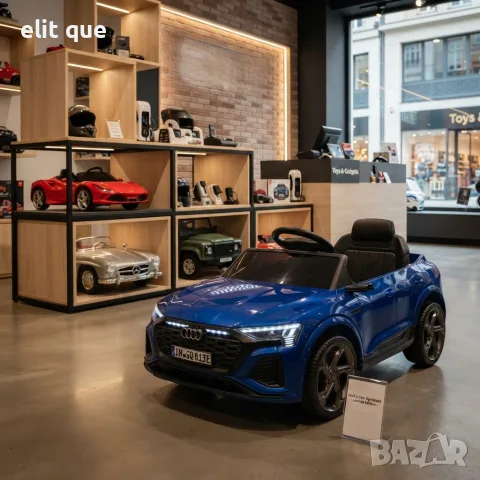 Детска акумулаторна кола Audi RS Q8 12V - Дистанционно управление, музика, LED светлини и амортисьор