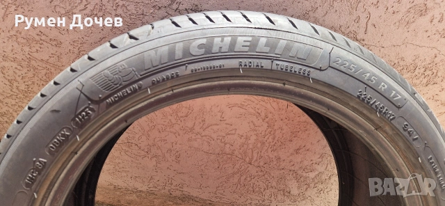 2бр. летни гуми 225/45/17 michelin, снимка 6 - Гуми и джанти - 54727863