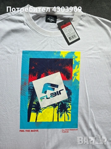 Нова тениска Flair 2XL размер, снимка 2 - Тениски - 54663195