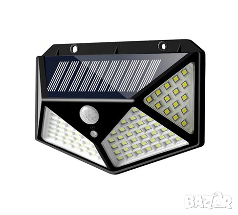 Соларна лампа 100 led диода със соларен панел - 5 броя, снимка 2 - Соларни лампи - 54971095