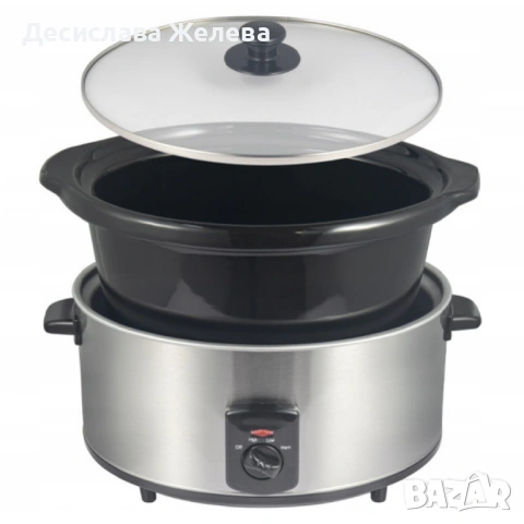 Slow Cooker тенджера Royalty Line SLC1012/SLC1013 – спестява време, съхранява вкуса, снимка 2 - Съдове за готвене - 54393323