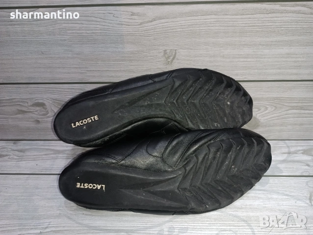 Lacoste кожени сникърси N 42, снимка 4 - Маратонки - 54399411