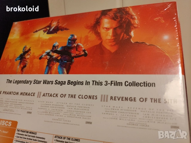 Star Wars междузвездни войни епизоди 1 2 и 3 английски субтитри , снимка 4 - Blu-Ray филми - 54569408