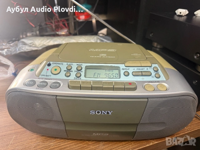SONY CFD-S03CPL CD/MP3 Радио МР3 и Касетефон, снимка 3 - Радиокасетофони, транзистори - 54659679