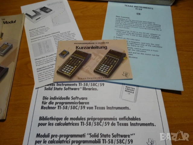 Texas Instruments TI-59 Programmable Calculator ..., снимка 17 - Друга електроника - 54810557