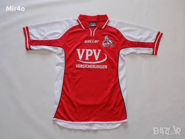 ретро футболна тениска fc koln saller vintage home 2002-2003 екип блуза мъжка оригинална S
