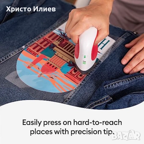  Cricut EasyPress Mini Компактна термопреса за печат върху винил, снимка 6 - Други стоки за дома - 54036581