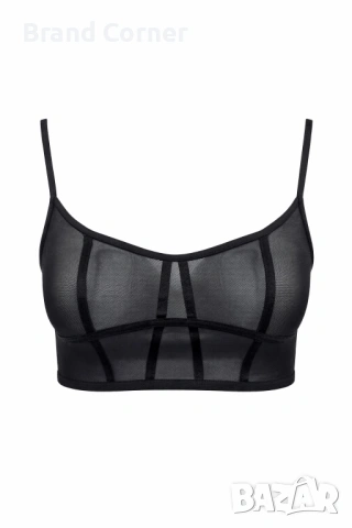 Сутиен Hunkemöller размер S – черен прозрачен модел с тънки презрамки