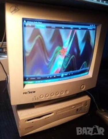 Компютър Compaq с Монитор, снимка 2 - Работни компютри - 54804339
