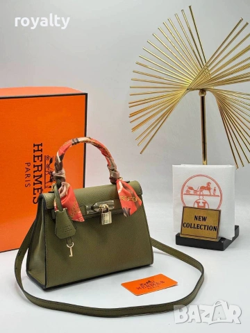 Hermes Нова Дамска Кожена Чанта Ерме Различни Цветове , снимка 7 - Чанти - 55288931